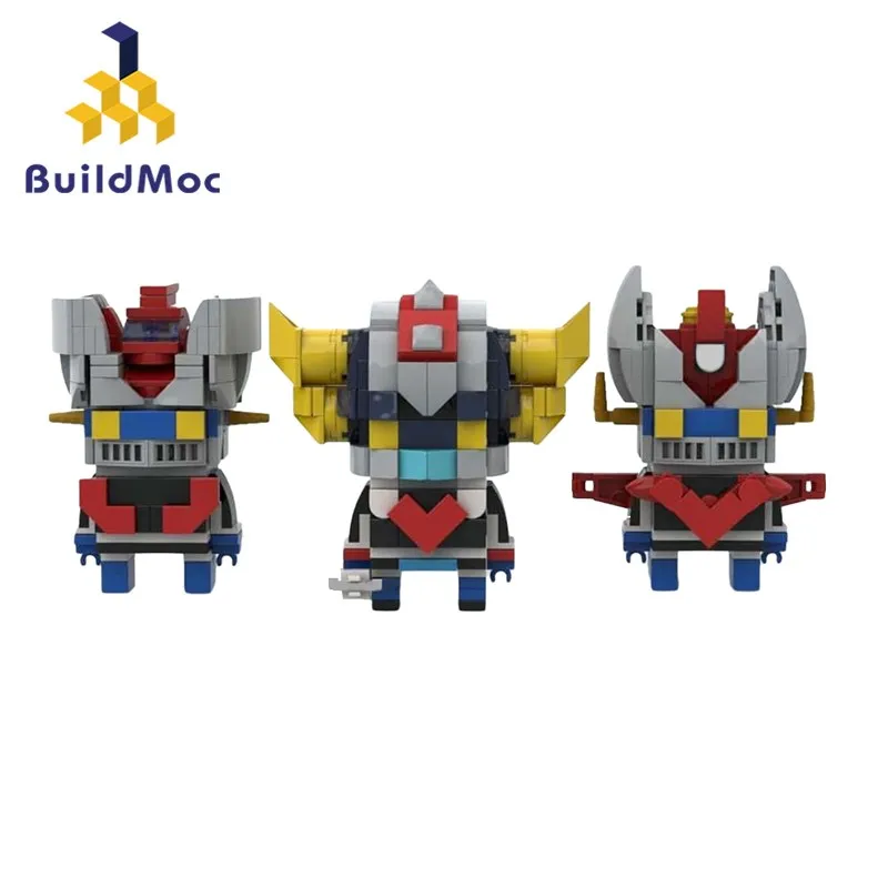 

BuildMoc Technical Robot Goldoraked Anime Figure Building Blocks Mecha Movie Constructor Model Brick Children Toys Kid Gifts