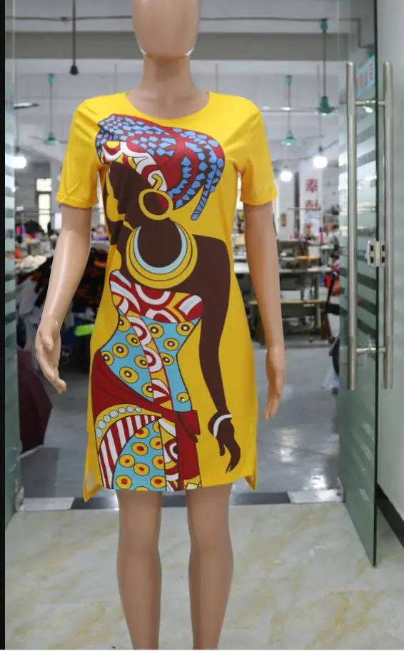 2020 африканская одежда платья сексуальные Ретро Национальный большой