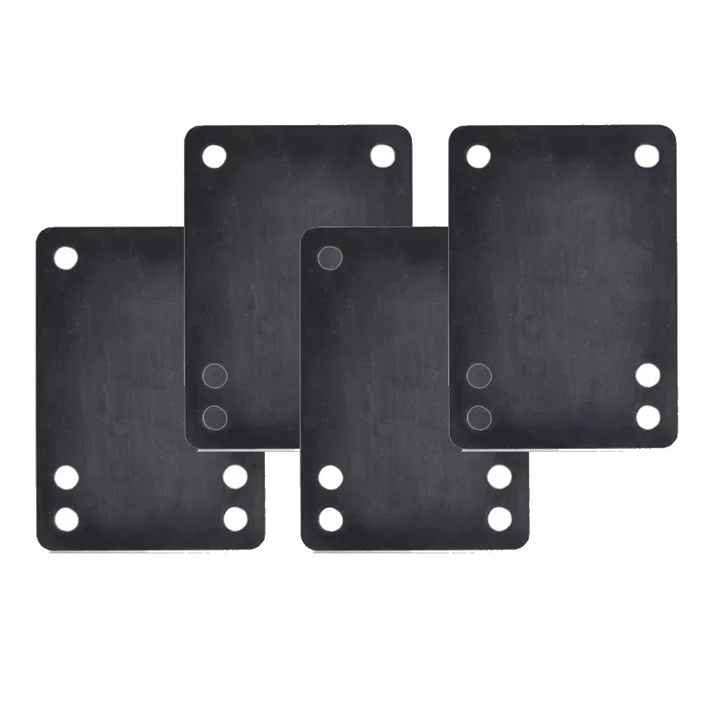 

4Pcs 3mm Skateboard Damping Gasket PU Skateboard Bridge Gasket Rubber Risers Pads With Hardware Truck Screws