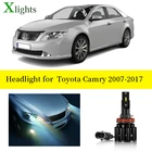Автомобильные светодиодные фары, лампа Canbus, лампа H11 9005 HB3 для Toyota Camry 2007 2008 2009 2010 2011 2012 2013 2014 2015 2016 2017  ближний дальний свет аксессуары для автомобильных фарсветодиодная лампа лампы