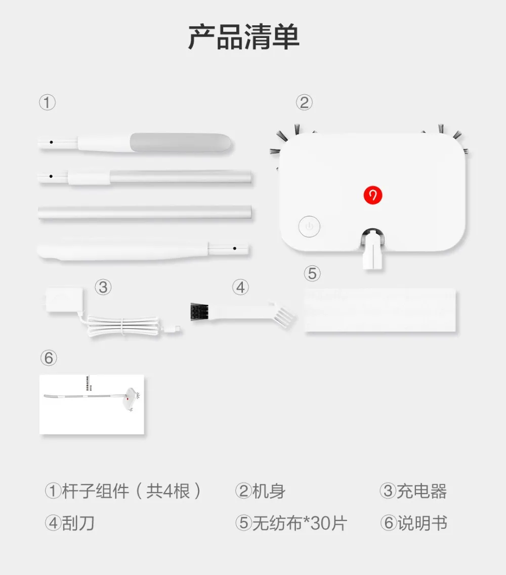 Youpin YJ ручная уборочная машина с двойной щеткой умная Беспроводная очиститель