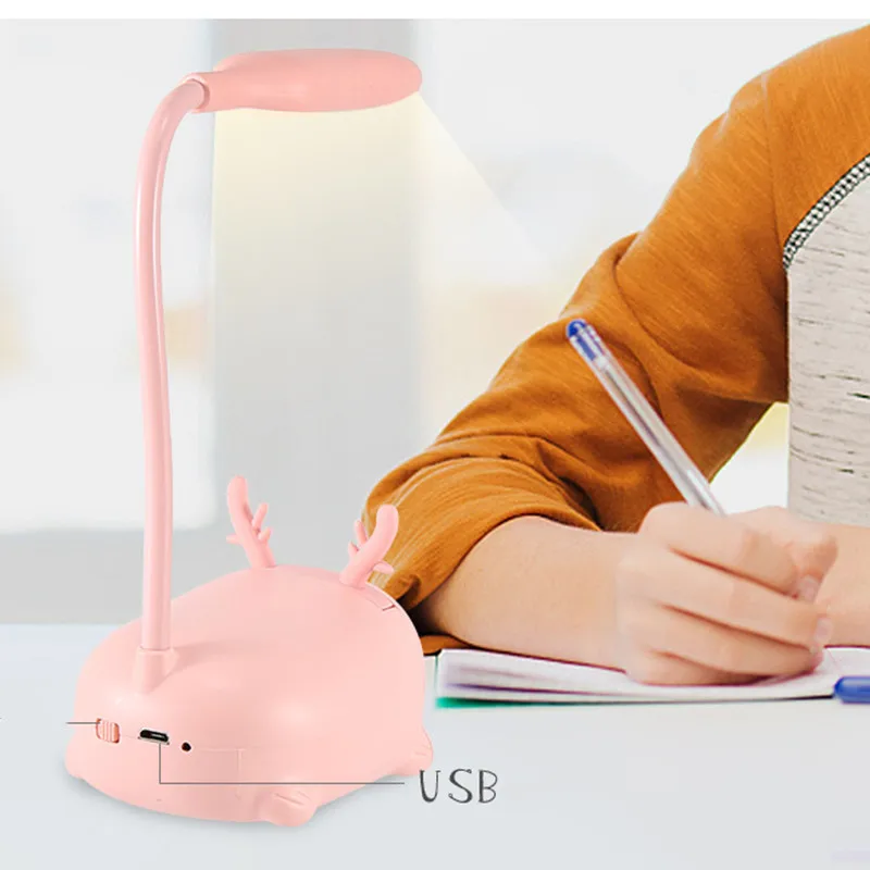 Мультяшный мини-ночник Непослушный кролик атмосфера лампа обучающий настольный