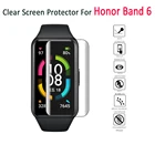 1235 шт для honor band 6 Экран протектор гидрогель Плёнки анти-отпечатков пальцев Защитная мягкая прозрачная HD пленка с полным покрытием покрытие воды Плёнки