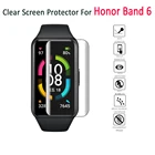 Мягкая прозрачная Гидрогелевая защитная пленка HD для экрана Honor Band 6 с защитой от отпечатков пальцев