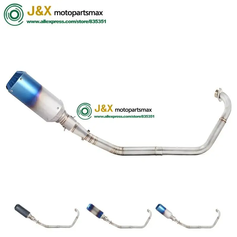 Мотоциклетная полная выхлопная система Escape Slip On для Yamaha YZF R15 R125 MT125 V3 MT15 MT-15 2008-2017