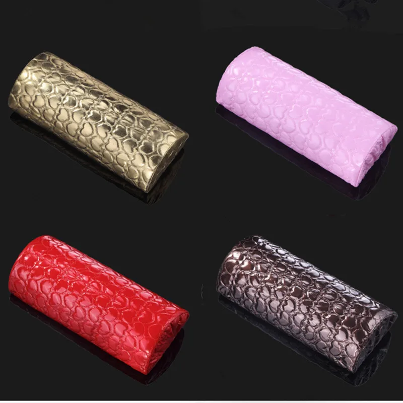 

Nail Mat Tool Professional Hand Cushion Holder Soft PU Leather Sponge Arm Rest Love Heart Design Nail Pillow Manicure