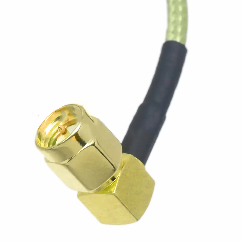 

1xRG316 BNC Male Head &Nut Bulkhead To SMA Rectangular Header Adapter Cable