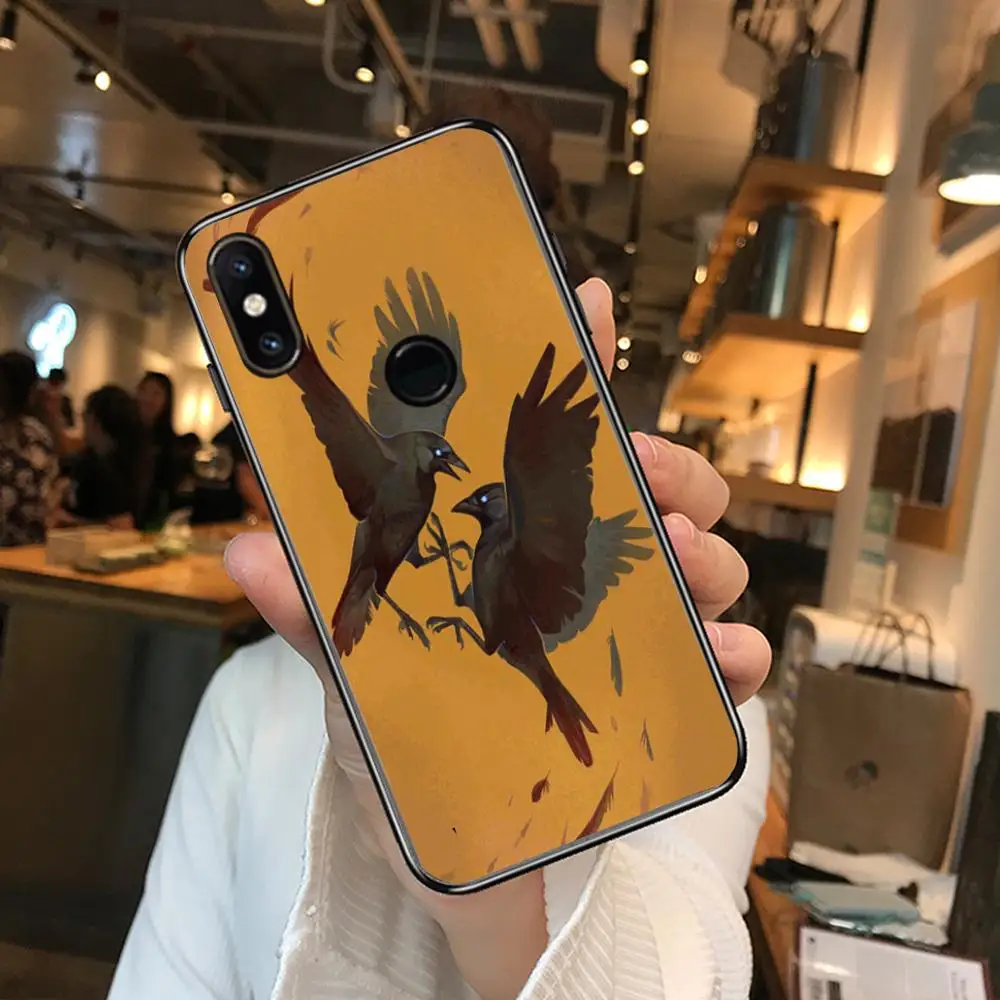 

Crow Excellent Phone Case For xiaomi M2 C3 X3 F2 Lite NFC 6 5 x Poco k30 Pro Anime Black Cover Silicone Back Pretty