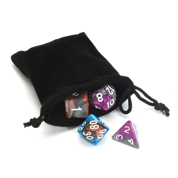 

35pcs 5Set Colors Multifaceted Dice Polyhedral TRPG Games Dice Set Board Game Entertainment Dice Party Gaming Supply With Punch
