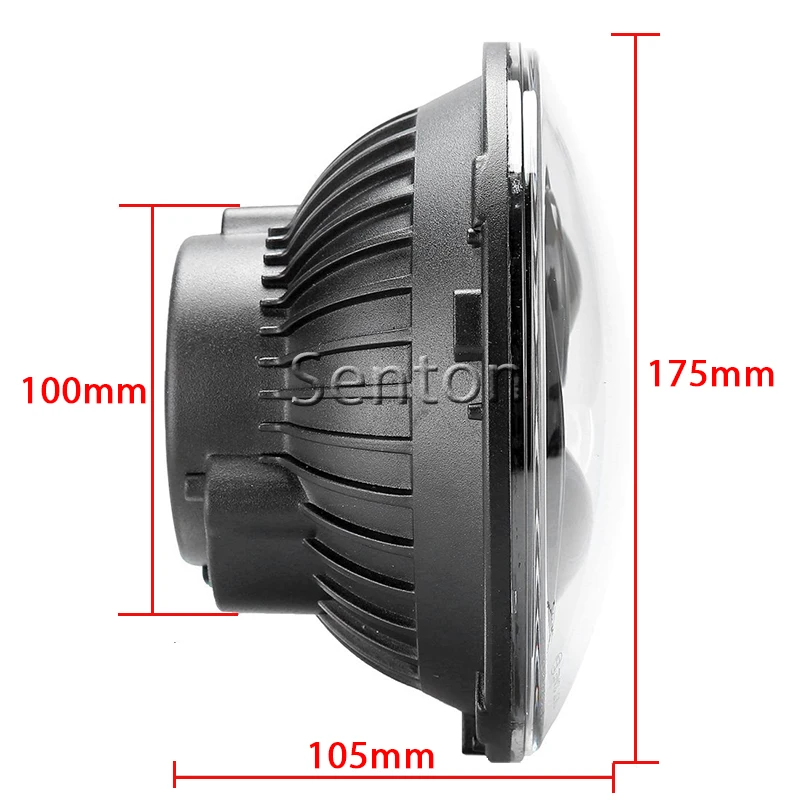 7 дюймовый светодиодный головной светильник преобразования Наборы 80 Вт супер