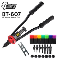 bt 607 16 manual riveter gun hand rivet tool kit rivet nut setting tool nut setter m3m4m5m6m8m10m12