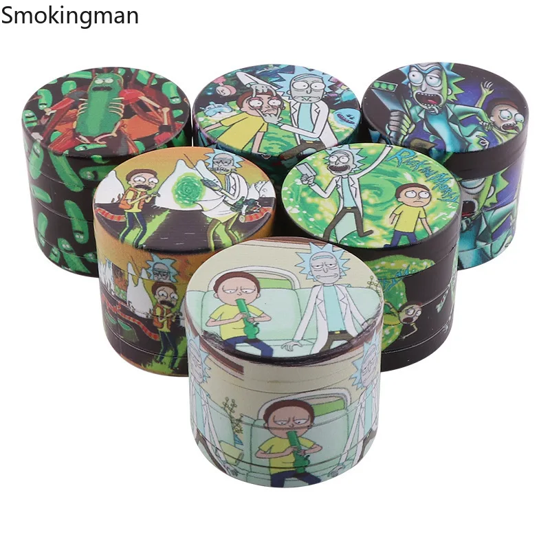 

40MM 4-layer Aluminum Herbal Herb Tobacco Grinder Smoke Grinders Grinder Weed Herb Grinder Cigarette Accessories