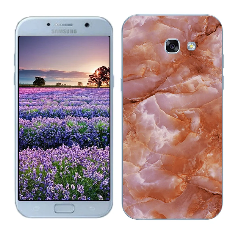 Чехлы для телефонов samsung Galaxy A5 A3 мягкие ТПУ Fundas Para Coque DIY окрашенный плотный чехол для телефона Galaxy A7 Shell - Цвет: 23