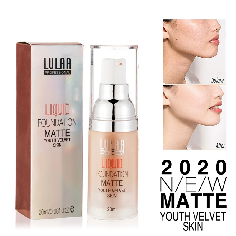 Бархатная Матовая жидкая косметика/основа Увлажняющая скрывает поры макияж для