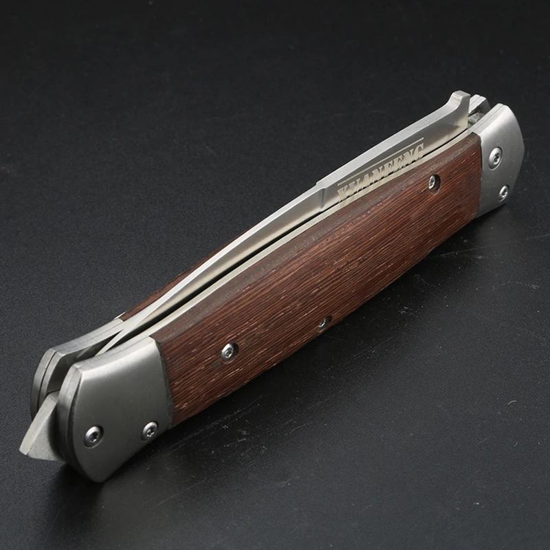 Складной нож 9CR18Mov высокой твердости с острым фиксированным лезвием тактический