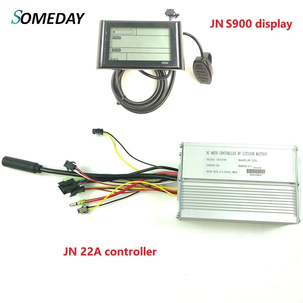 Когда-нибудь S900 дисплей 36 В/48 В 15A 22A контроллер 250W350W500W серии JN Электрический велосипед Стандартный квадратный контроллер Функция