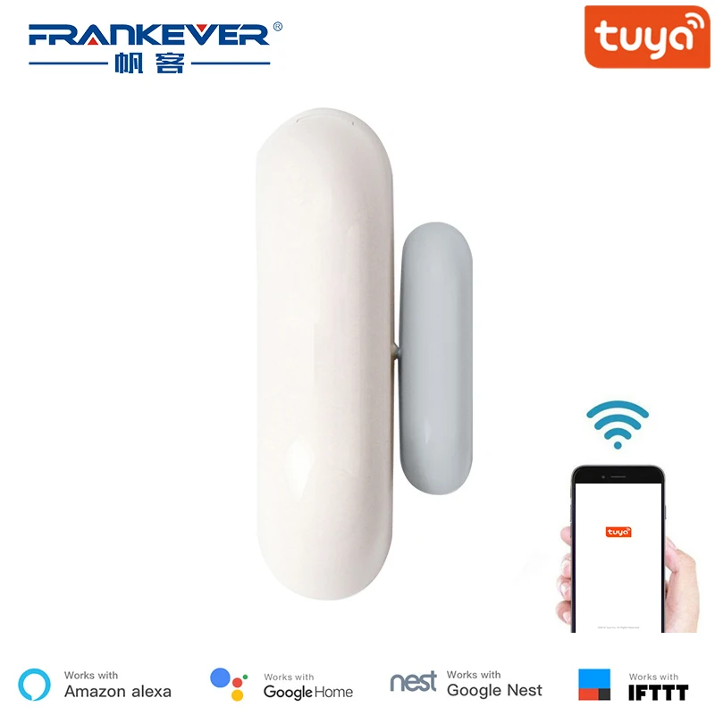 FrankEver умный дом безопасности WiFi датчик для двери, окна сенсор Tuya Smart Life APP совместимый