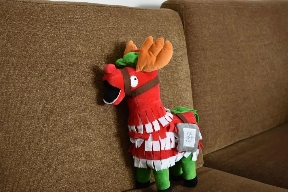Крепостная ночь Рождество Llama драма Лут Pinata битва Royale плюшевые мягкие лошади тайник Альпака чучела животных куклы игрушки для детей