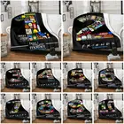 Одеяло с номером и надписью Как я встретил вашу матери