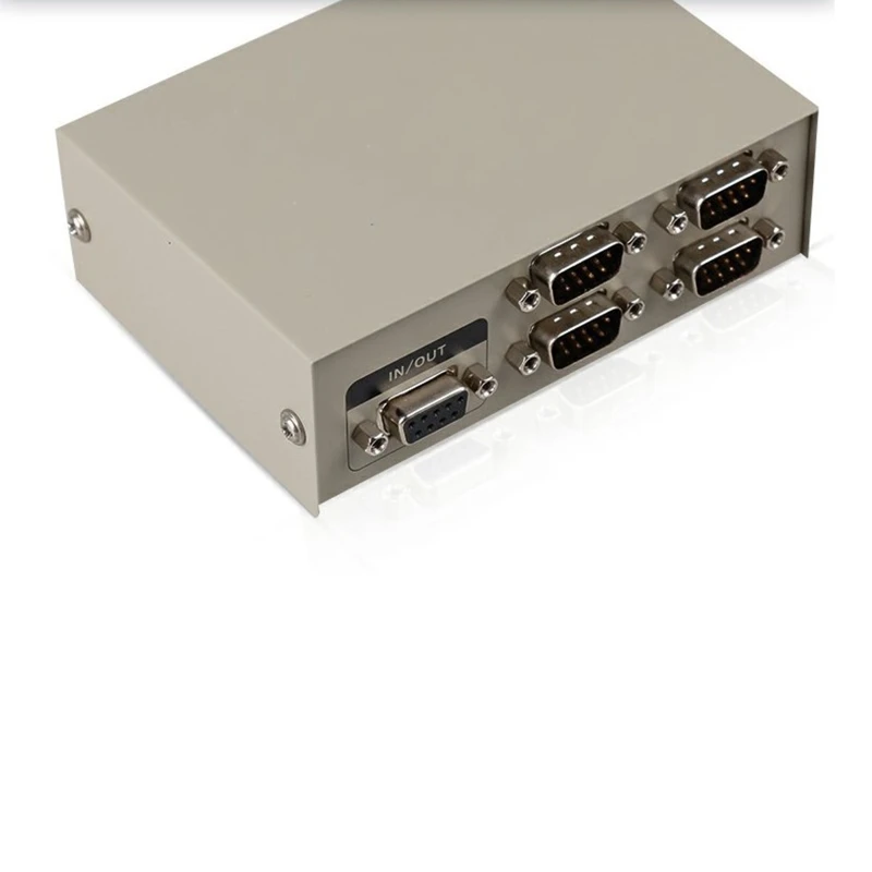 4 Port Rs-232c 9-pin Switch for Pc Serial Sharing Splitter Device Case 101A | Компьютеры и офис