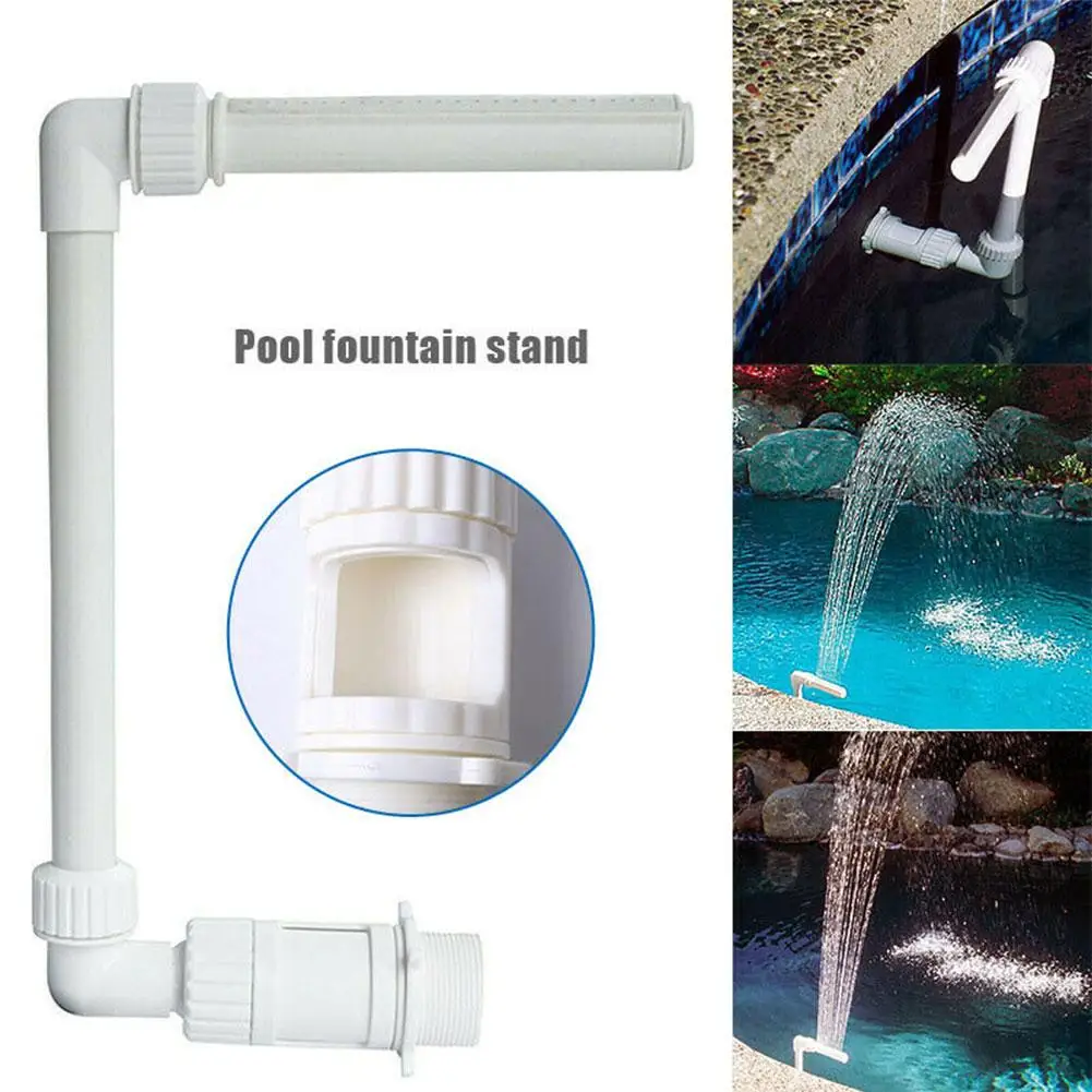 

Pool Fountain Adjustable Durable Swimming Waterfall Fountain Pools Decoration Easily Install PVC Swimming Pool Tools Accessories