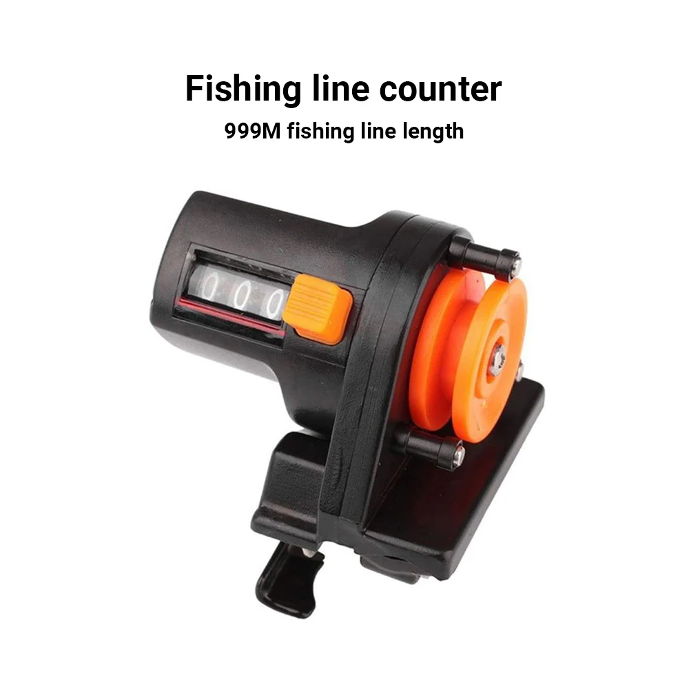 1 Pc Portable Fishing Line Counter Depth Finder Counter Fishing Tool Tackle Length Gauge Tackle Tool 0-999m