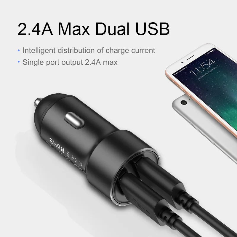 Автомобильное USB зарядное устройство для iPhone 11 Pro Max Xiaomi Huawei| |