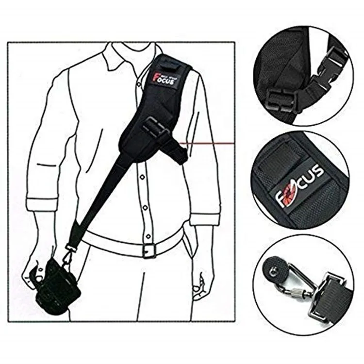 

New Portable Shoulder Camera Strap for DSLR Digital SLR Camera Canon Nikon Sonys Quick Rapid camera accessories Neck Strap Belt