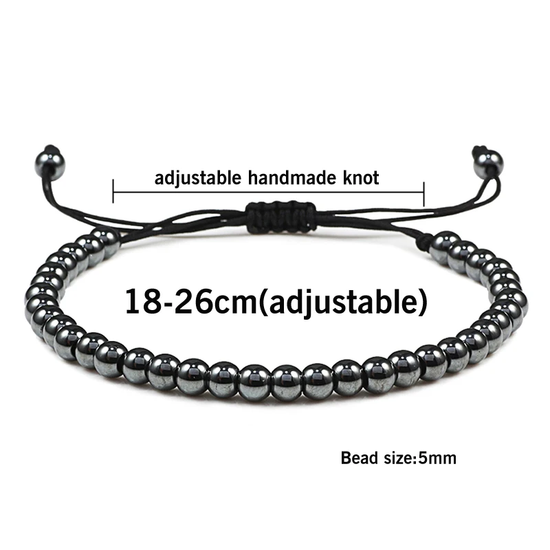 Браслеты ручной работы мужские Регулируемые очаровательные плетеные браслеты