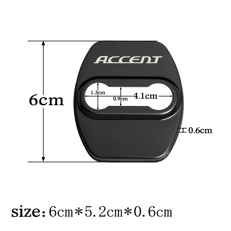 4 шт. Автомобильный дизайн дверные замки Чехлы для hyundai ACCENT обеспечения защиты