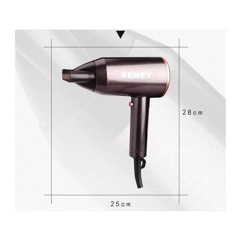 

Kemei 3000W Electric Hair Dryer Negative Ion Blow Dryer Professional Hairdryer Hot/Cold Wind With Air Collect
