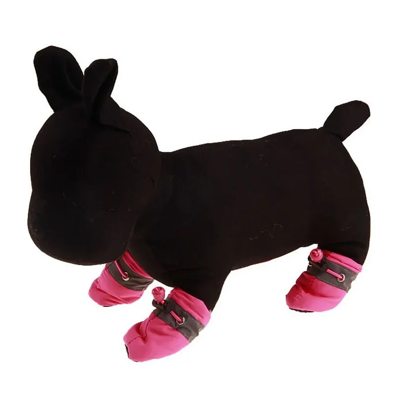 4 шт./компл. домашние питомцы собаки зимняя обувь непромокаемые Зимние ботиночки