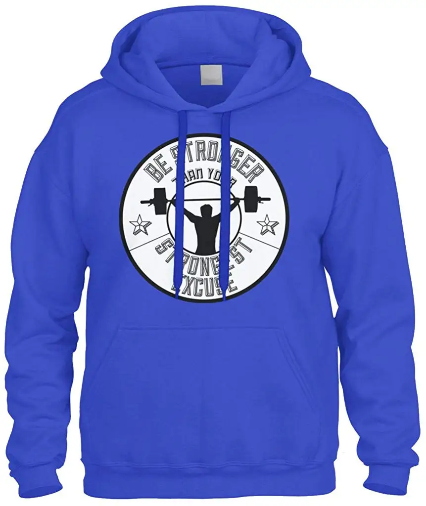 Будьте сильнее чем ваш сильнейший извините толстовка с капюшоном для мужчин и