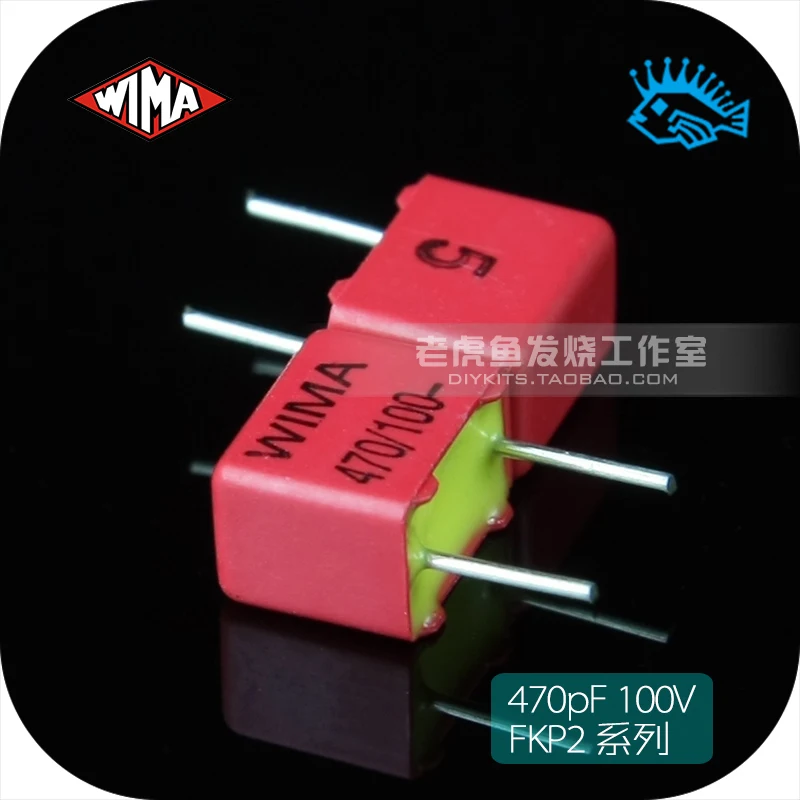 10 шт. фирменные новые немецкие медные ножки 470pF 100V FKP2 серии WIMA 471 / n47 470p|Усилители