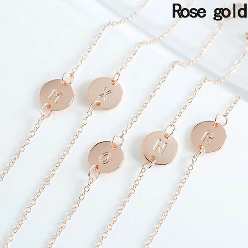 Браслеты 26 дюймов английская маленькая искусственная личность круглый кулон