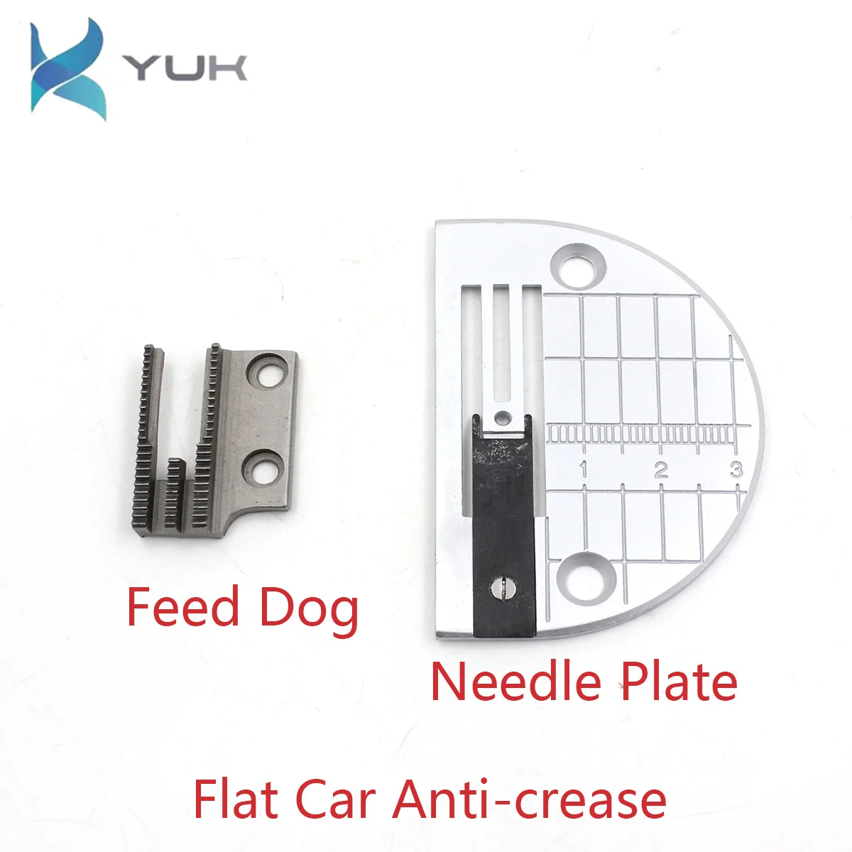 Sewing Machine Anti-crease Needle Plate & Feed Dog For Flat Car Juki Ddl-555 8700 8500 227 Brother .ETC