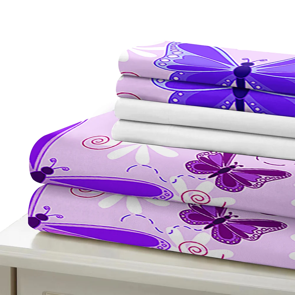 Бабочка пододеяльник комплекты микрофибра постельное покрывало наволочки