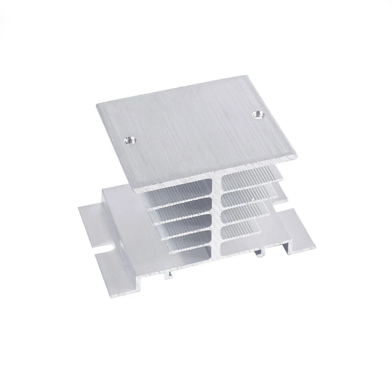 SSR Mini Single Phase Solid State Relay Aluminum Heat Sink Radiator Newest Rail Mount For 10A-25A | Обустройство дома