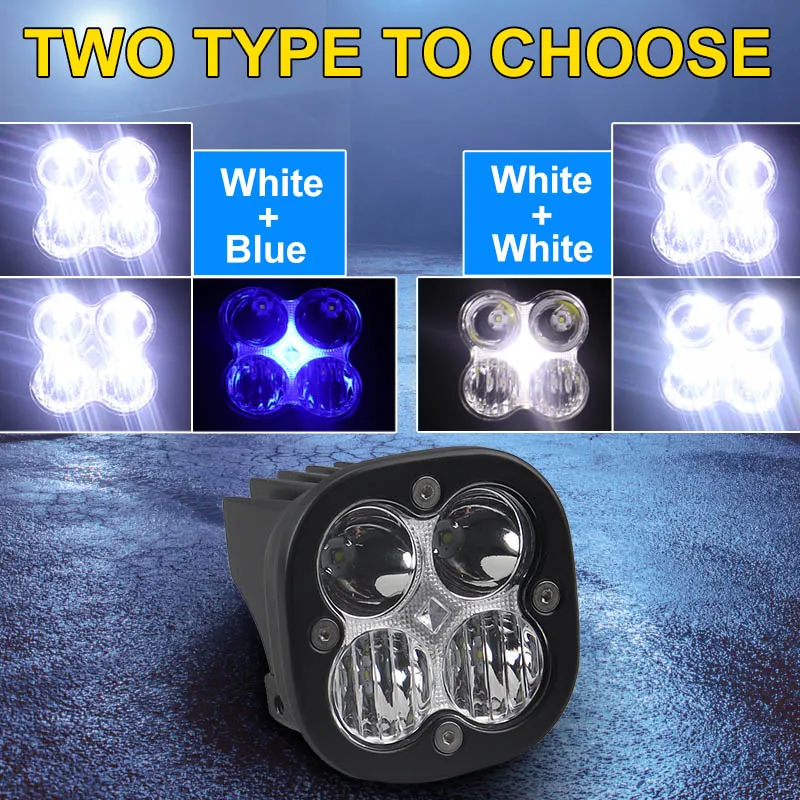 led working lights 4000LM car lamp combo beam 40w off road 4wd suv atv moto truck tractor automotivo worklight | Автомобили и