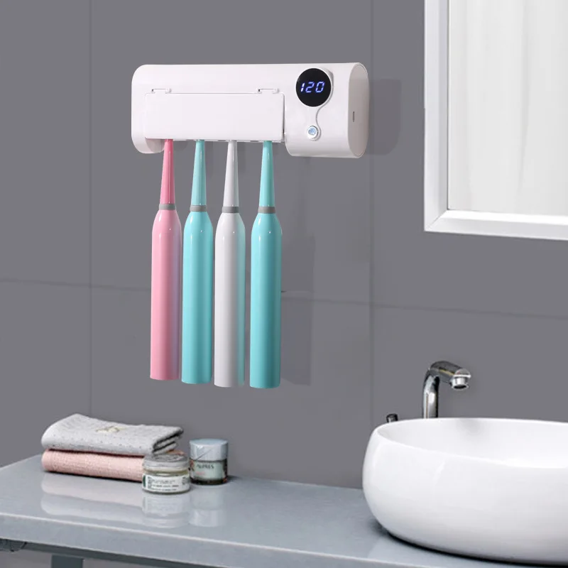 

toothbrush holder ultraviolet toothbrush disinfector holder case uv Sterilizer thoothbrush Holder Storage Cleaner Dental Care