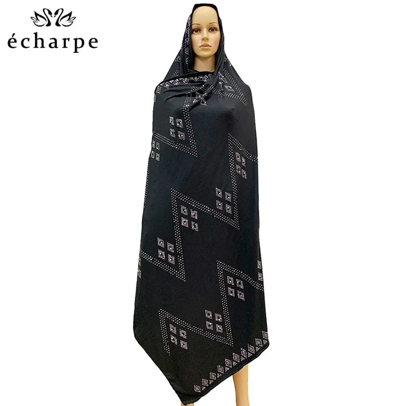 Шарф из мягкого хлопка с кружевом в африканском стиле новейший шарф для женщин и