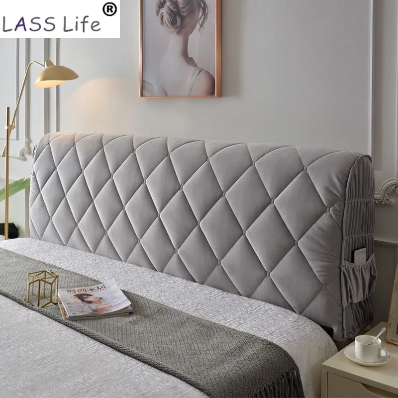Thicken Bed Head Cover All-inclusive Headboard Back Protective Case Bedspread Colchas Para Cama | Дом и сад