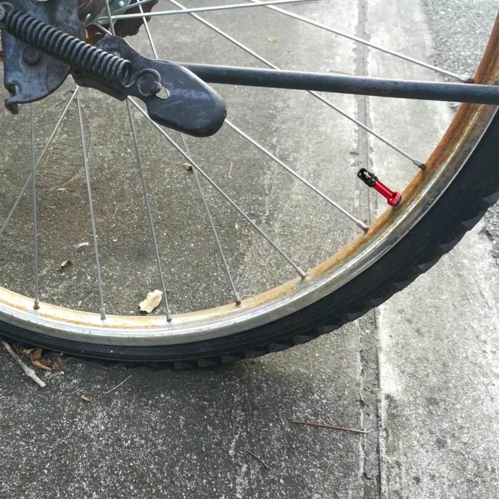 

60mm Tire Stem Tire Tubeless Air Tire Cap Aluminum Alloy Stem Cover