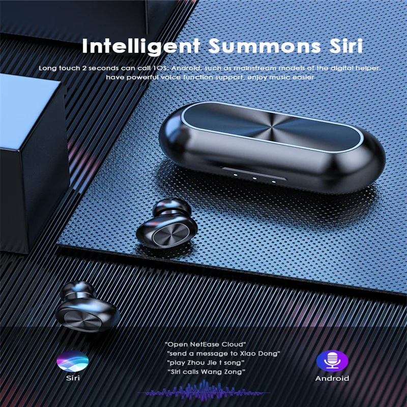 Bluetooth 5 0 беспроводные наушники Siri голосовое Пробуждение сенсорное управление