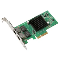 intel i350 dual port pcie 4x server lan card gigabit network adapter lan card 101001000mbps for desktop pc
