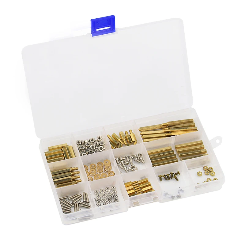 Набор винтов MICROBOT 210 шт. медные нейлоновые винтовые гайки для колонны подходят