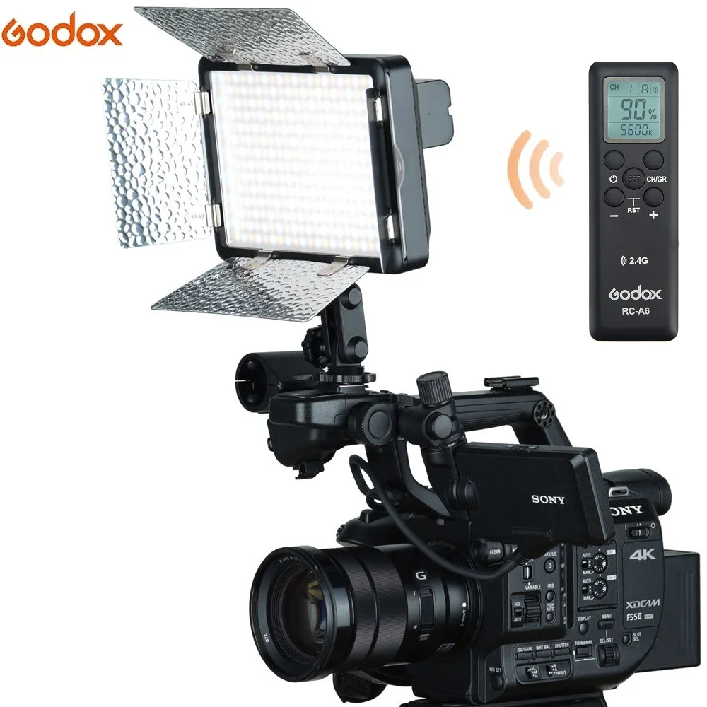 Godox Lf308bi可変色ledビデオライトフラッシュ同期308電球ledライトとしてフラッシュマクロ結婚式生活写真撮影 Leather Bag