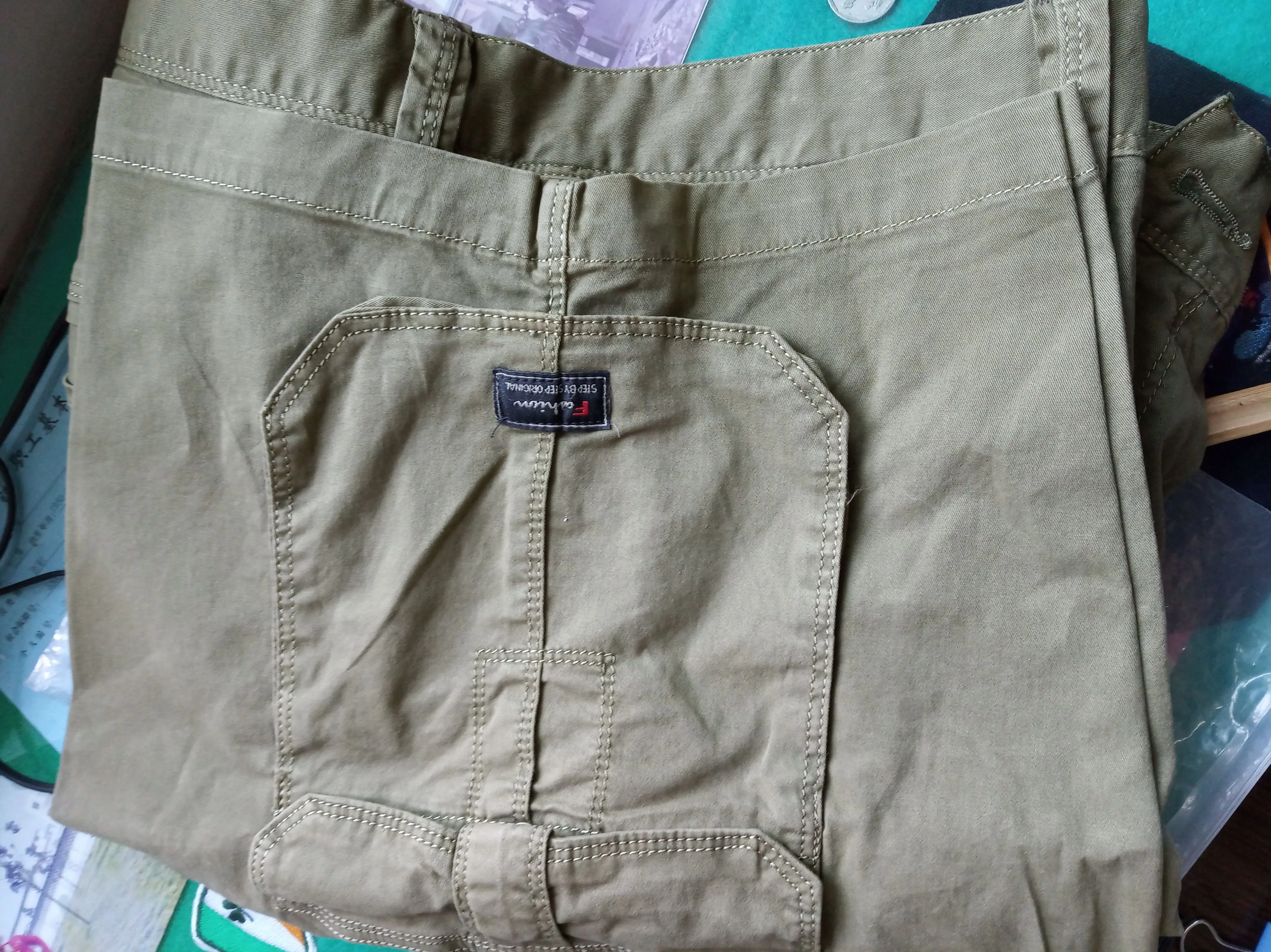 Мужские шорты карго в английском стиле повседневные облегающие армейского