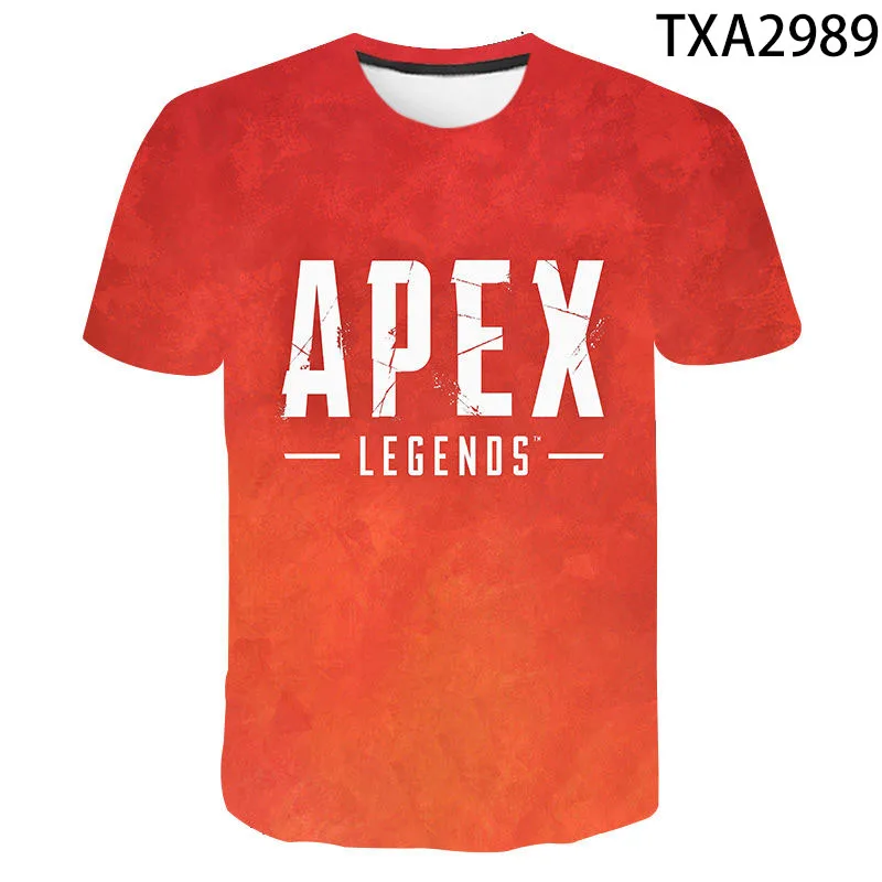 

2021 New 3D T Shirt Apex Legends Men Women Children Casual Streetwear Boy Girl Kids Printed T-Shirt Fashion Summer Tops Tee
