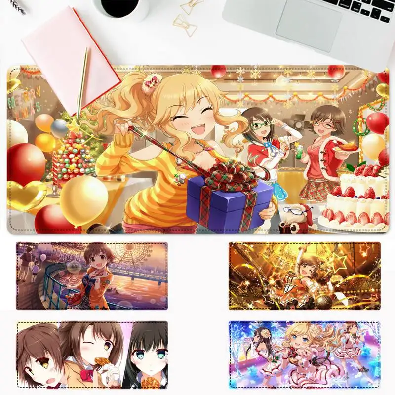 

Cartoon THE iDOLM STER Mio Honda Gaming Mouse Pad Gamer Keyboard Maus Pad Desk Mouse Mat Game Accessories For Overwatch